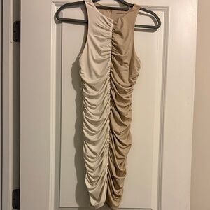 Abercrombie & Fitch Ruched Fitted Dress